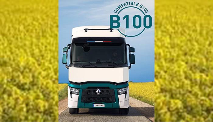 L'offre B100 Renault Trucks : désormais, roulez au colza !