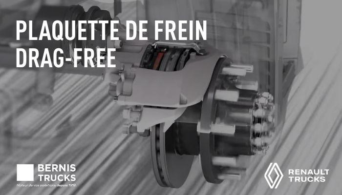 Plaquettes Drag Free Renault Trucks : freinage optimisé, économies garanties