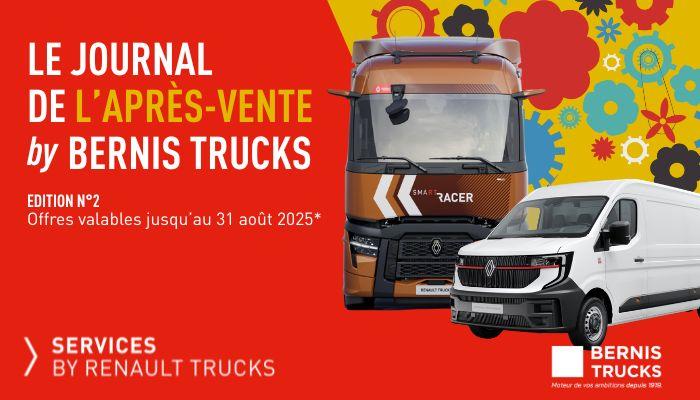 L'après-vente chez Bernis Trucks : des offres conçues pour vos poids lourds et utilitaires.